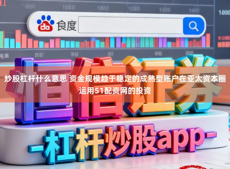 炒股杠杆什么意思 资金规模趋于稳定的成熟型账户在亚太资本圈运用51配资网的投资