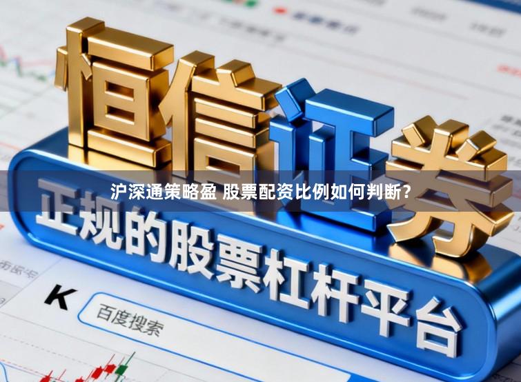沪深通策略盈 股票配资比例如何判断？
