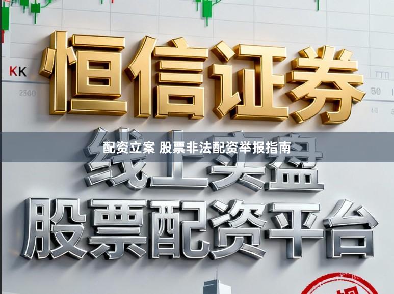 配资立案 股票非法配资举报指南